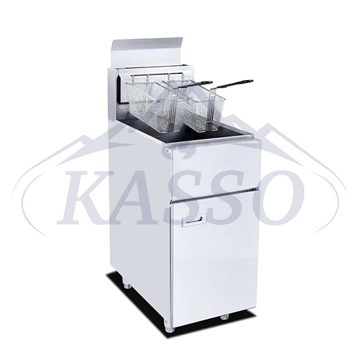 1-Tank 2-Basket Gas Fryer
