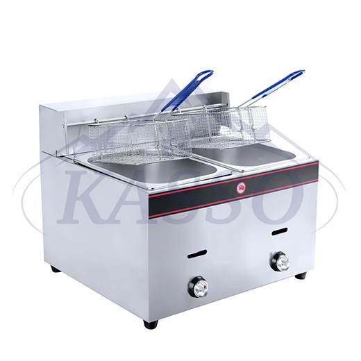 2-Tank 2-Basket Gas Fryer